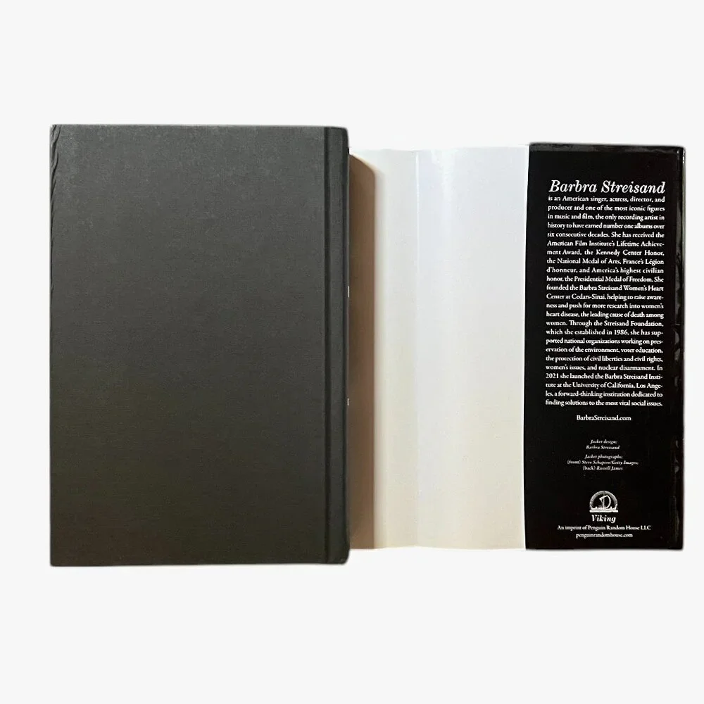 My Name is Barbra by Barbra Streisand, Hardcover Autobiography w/Photos, 970 pgs